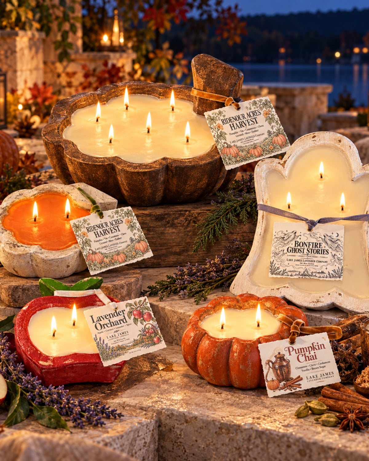 Gulf × KI'S CANDLE COLLECTION Fall Candle Collection | Lake James Lavender Company