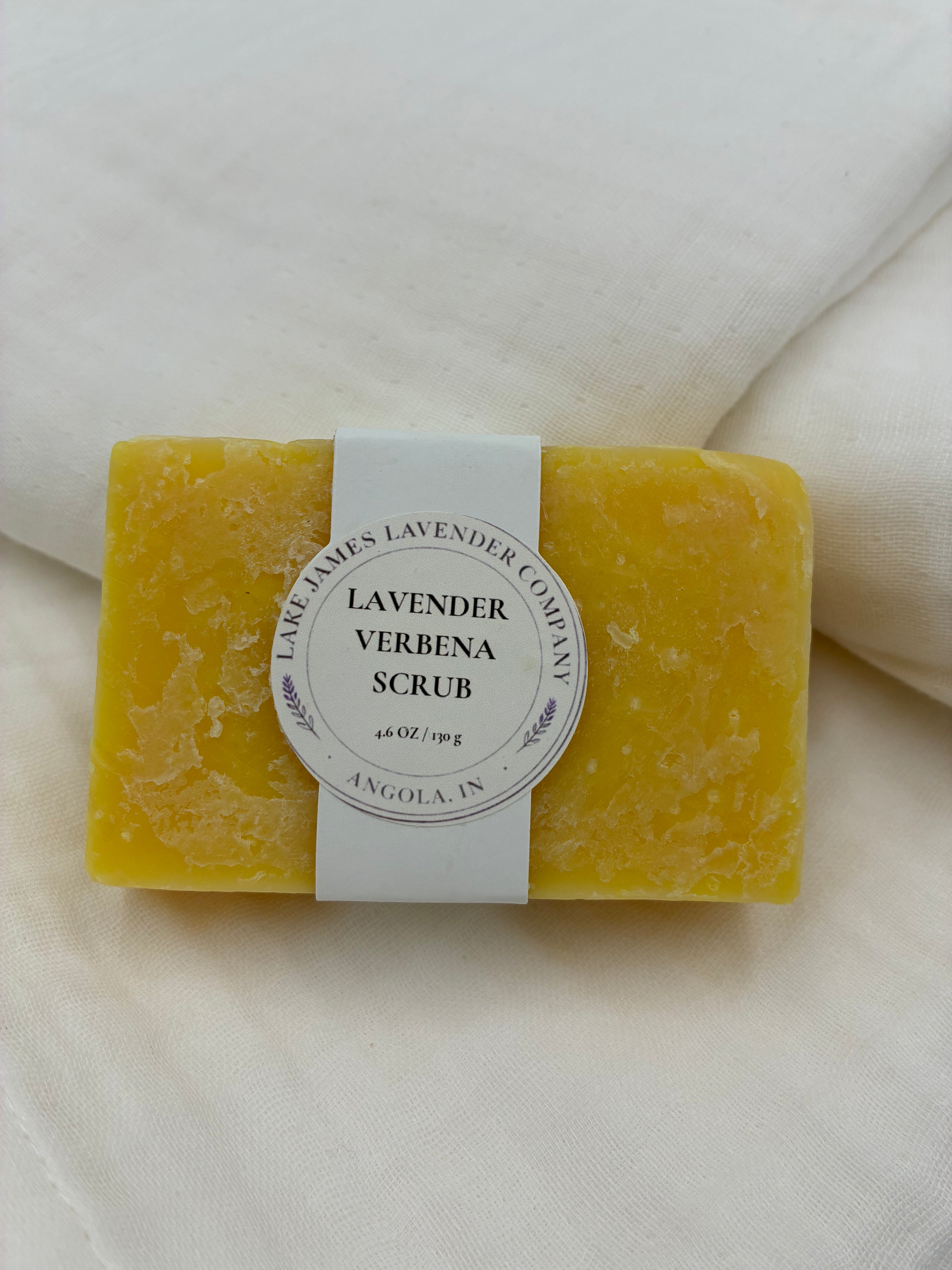Lavender Verbena Scrub Soap Bar
