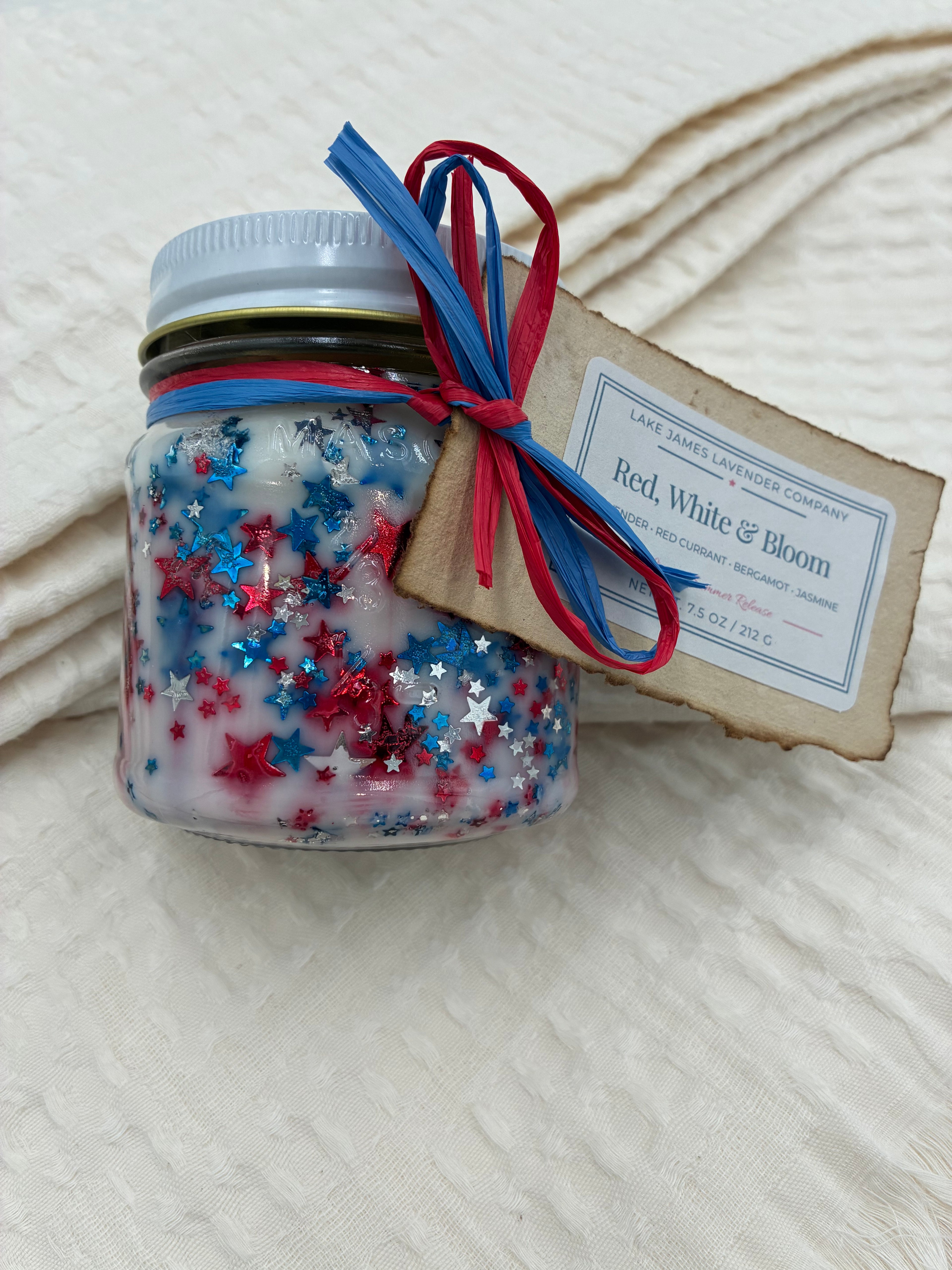 Red, White and Bloom Limited Release Candle