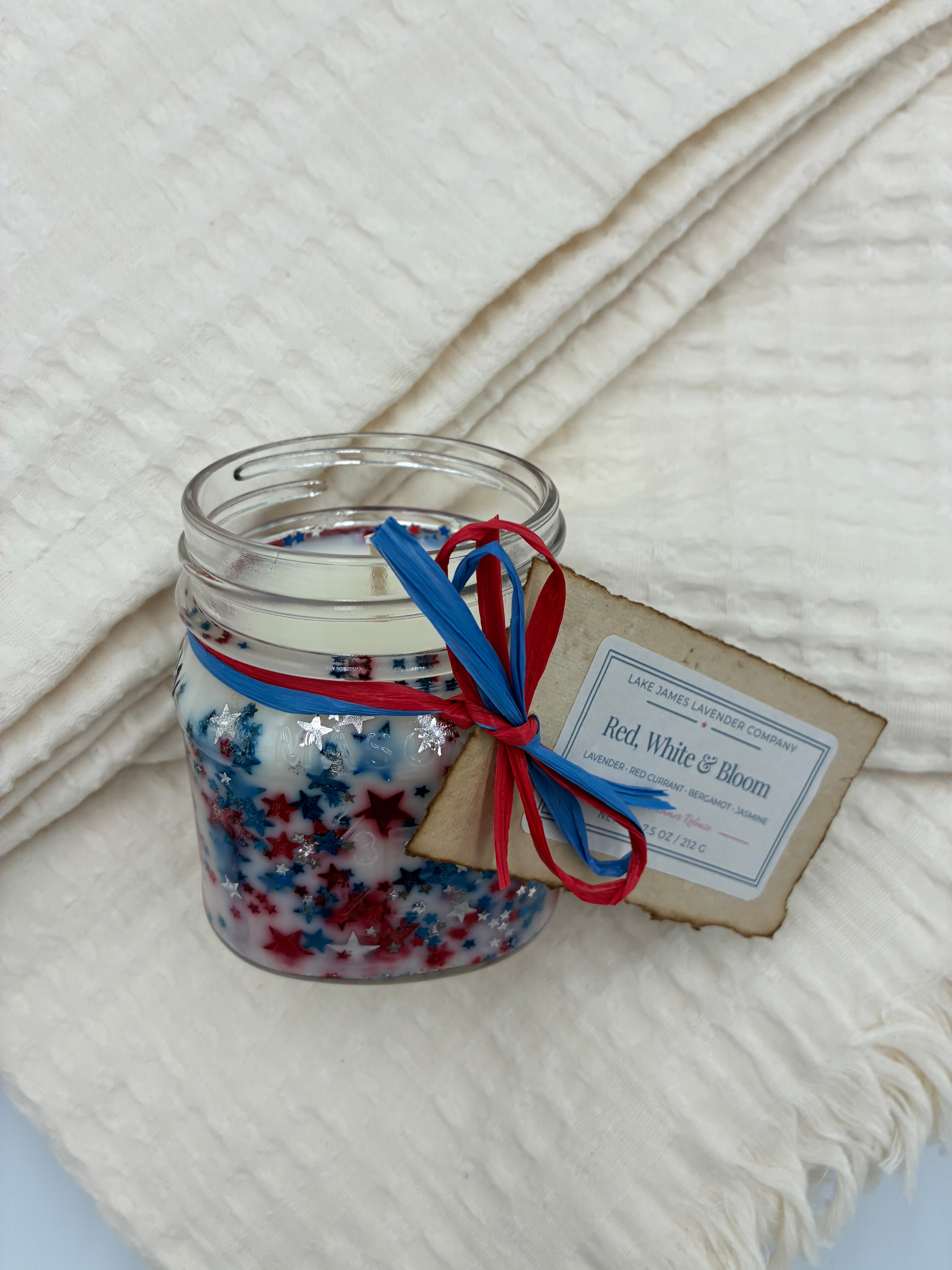 Red, White and Bloom Limited Release Candle