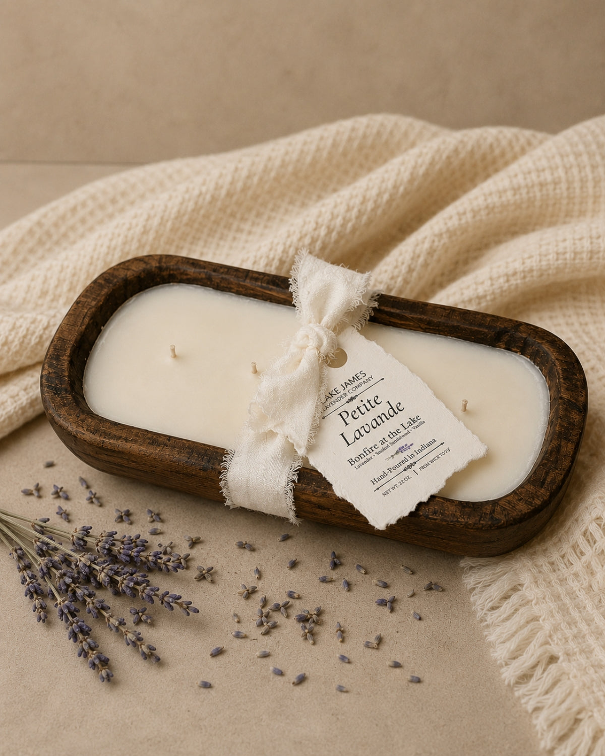 Petit Lavande 20 oz. Dough bowl candle