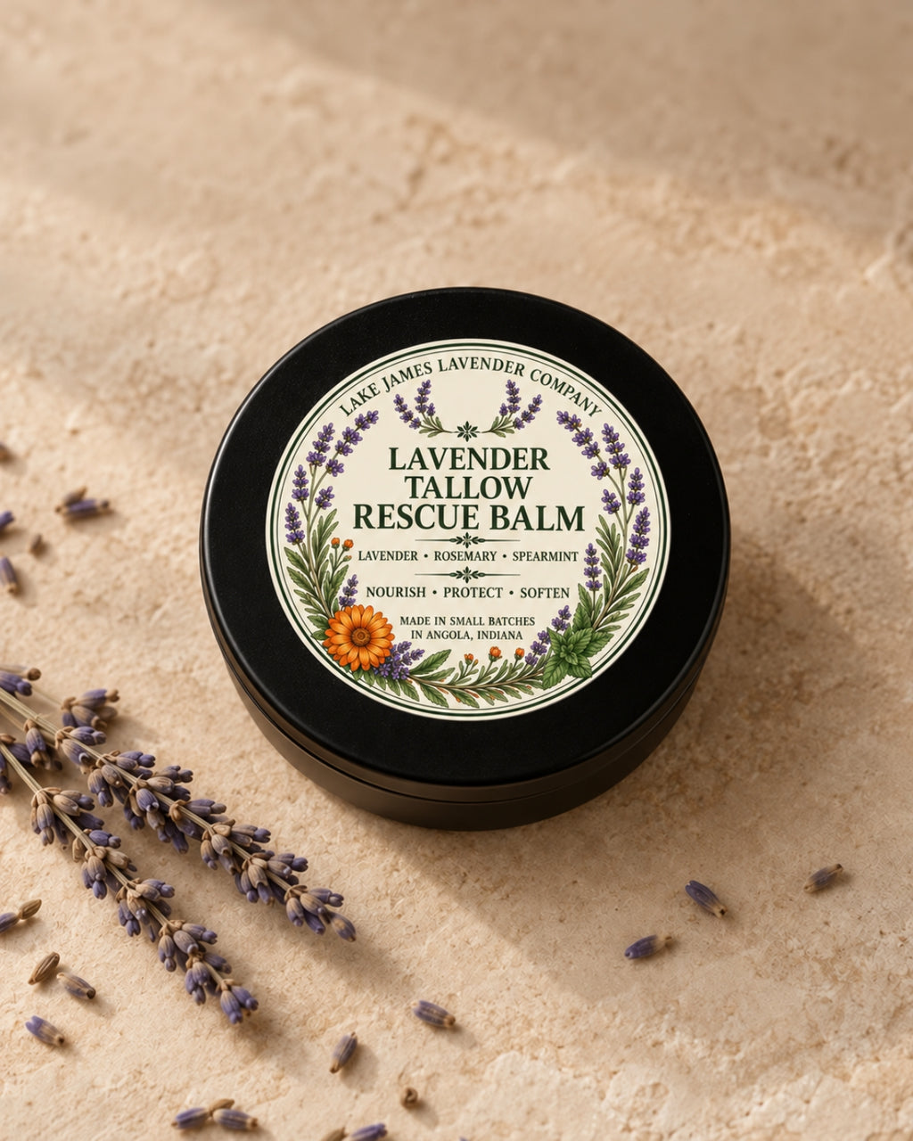 Lavender Tallow Rescue Balm