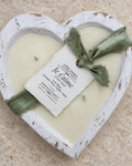 Je t’aime — 24 oz Heart Dough Bowl Candle