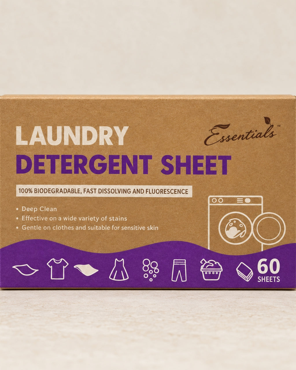 Lavender Laundry Detergent Sheets — 60 Count