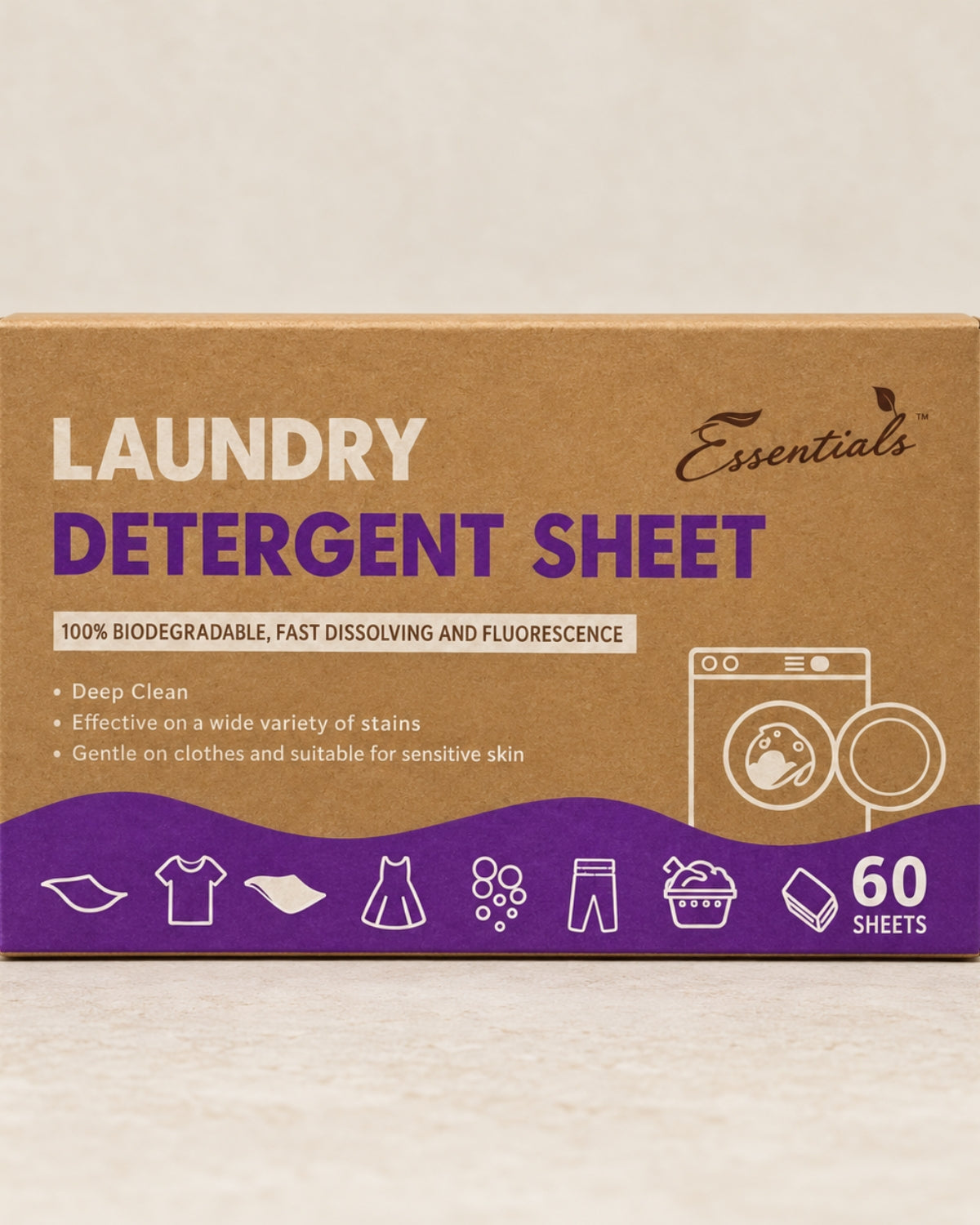 Lavender Laundry Detergent Sheets — 60 Count