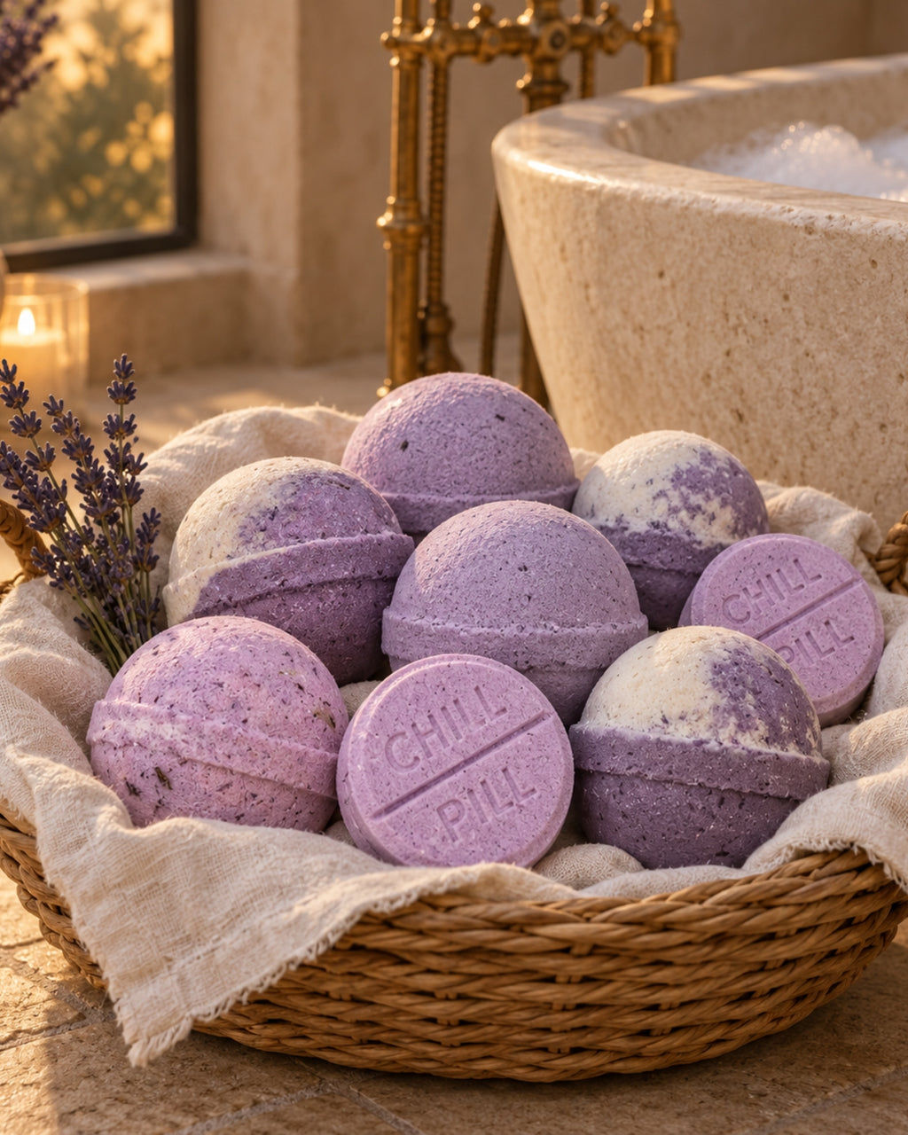 The Lavender Bath Bomb Collection